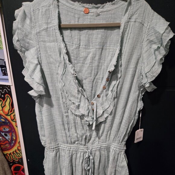 FP One Naya Ruffled Shorts Romper - Picture 1 of 4